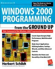 Tapa de Windows 2000 programming from the ground up