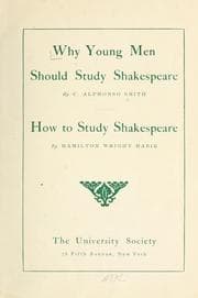 Tapa de Why young men should study Shakespeare