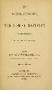 Tapa de The gospel narrative of our Lord's nativity harmonized