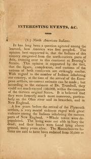 Tapa de Interesting events in history of the United States