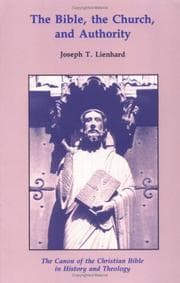 Tapa de The Bible, the church, and authority