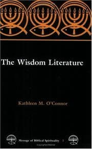Tapa de The Wisdom literature