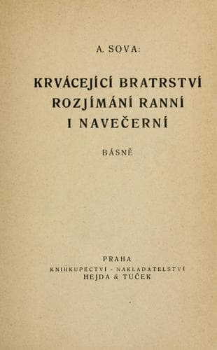 Tapa de Krvácející bratrství