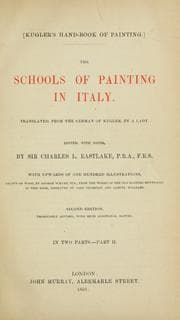 Tapa de <Kugler's hand-book ofpainting.>
