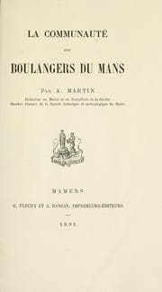 Tapa de La Communauté des boulangers du Mans