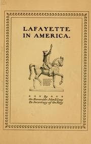Tapa de Lafayette in America