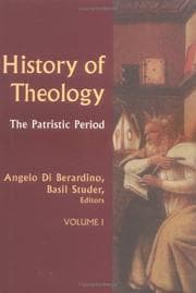 Tapa de History of theology