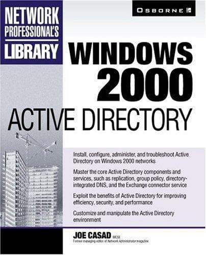 Tapa de Windows 2000 Active Directory