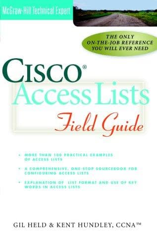 Tapa de Cisco Access Lists Field Guide