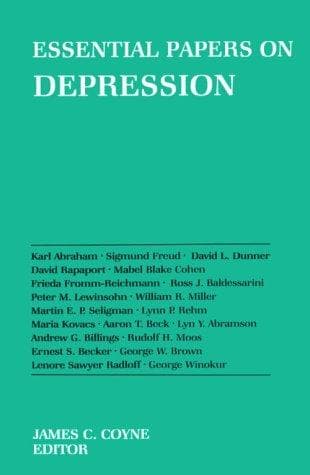 Tapa de Essential papers on depression