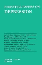 Tapa de Essential papers on depression
