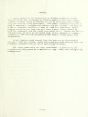 Tapa de Small town government in Montana