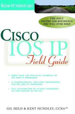 Tapa de Cisco IOS IP field guide