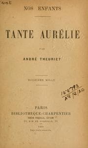 Tapa de Tante Aurélie