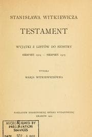 Tapa de Testament
