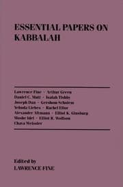 Tapa de Essential Papers on Kabbalah (Essential Papers on Jewish Studies)