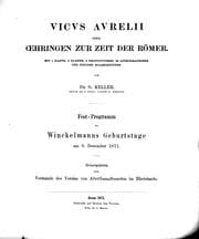 Tapa de Vicvs Avrelii oder hringen zur Zeit der Römer