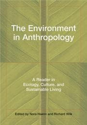 Tapa de The environment in anthropology