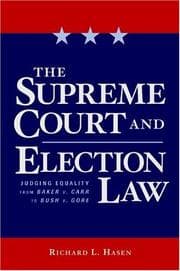 Tapa de The Supreme Court and election law