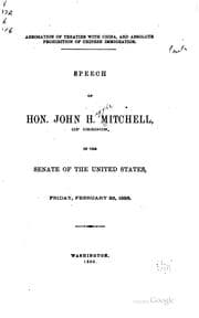 Tapa de Abrogation of treaties with China, and absolute prohibition of Chinese immigration