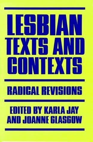 Tapa de Lesbian Texts and Contexts