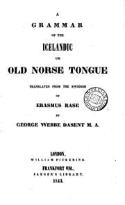 Tapa de A grammar of the Icelandic or Old Norse tongue