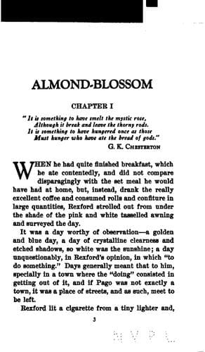Tapa de Almond-blossom