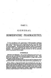 Tapa de The American homœopathic pharmacopœia