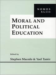 Tapa de Moral and Political Education NOMOS XLIII