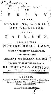 Tapa de An essay on the learning, genius, and abilities, of the fair-sex