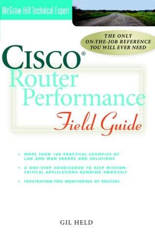 Tapa de Cisco router performance field guide