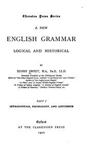 Tapa de A new English grammar, logical and historical