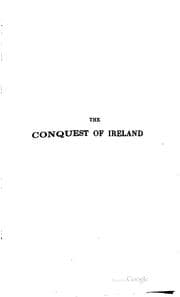 Tapa de Anglo-Norman poem on the conquest of Ireland by Henry the Second, from a manuscript preserved in the archiepiscopal library at Lambeth palace