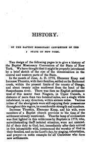 Tapa de An historical sketch of the Baptist missionary convention of the state of New York