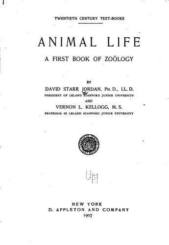 Tapa de Animal life