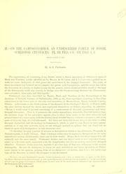 Tapa de I. On the Syncarida, a hitherto undescribed synthetic group of extinct malacostracous Crustacea ; II. On the Gampsonychidæ, an undescribed family of fossil schizopod Crustacea ; III. On the Anthracaridæ, a family of Carboniferous macrurous decapod Crustracea