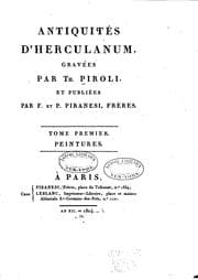 Tapa de Antiquités d'Hereulanum, gravées
