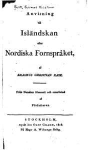 Tapa de Anvisning till islândskan eller nordiska fornspråket