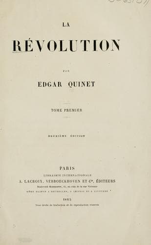 Tapa de La Révolution