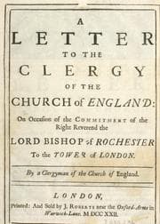 Tapa de A letter to the clergy of the Church of England