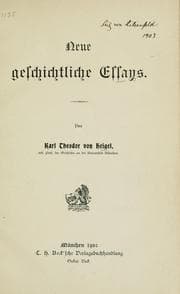 Tapa de Neue geschichtliche Essays