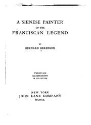 Tapa de A Sienese painter of the Franciscan legend