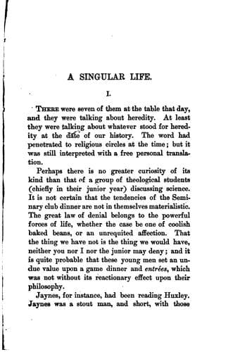 Tapa de A singular life