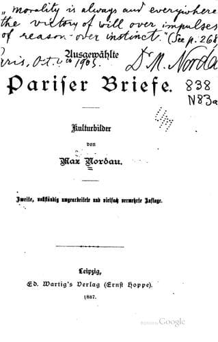 Tapa de Ausgewählte Pariser briefe