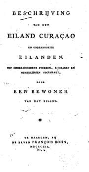 Tapa de Beschrijving van het eiland Curaçao en onderhoorige eilanden