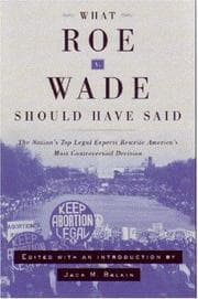Tapa de What Roe v. Wade should have said