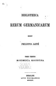 Tapa de Bibliotheca rerum germanicarum