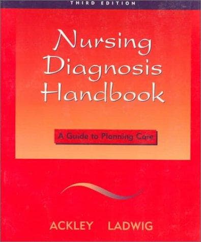 Tapa de Nursing diagnosis handbook