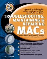 Tapa de Troubleshooting, maintaining, and repairing Macs