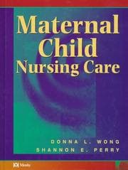 Tapa de Maternal child nursing care